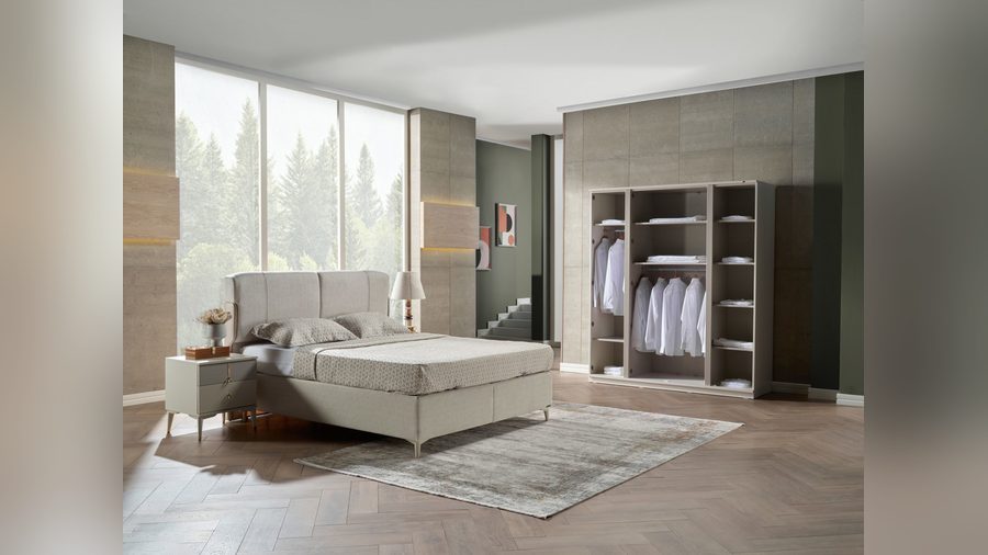 Alya 4-türiger Kleiderschrank
