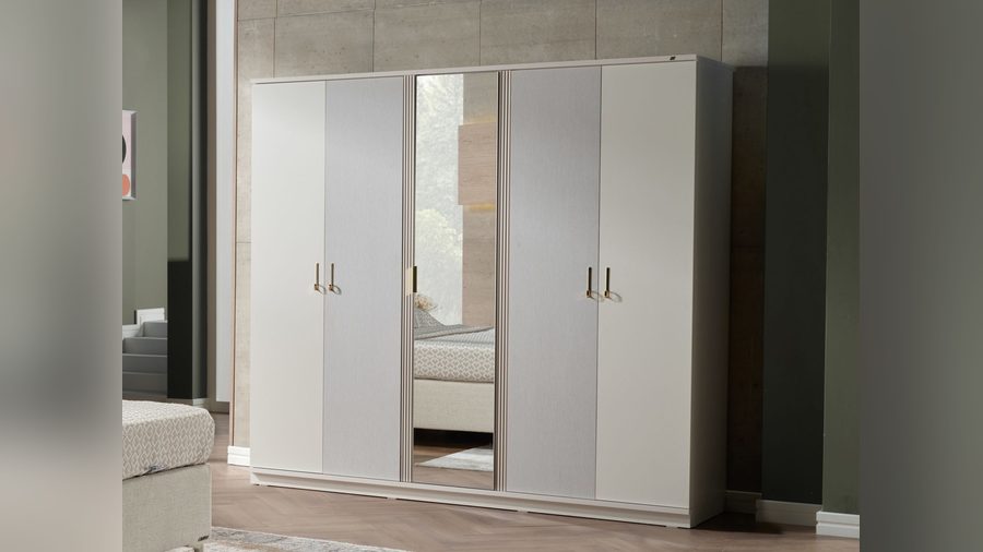 Alya 5-türiger Kleiderschrank