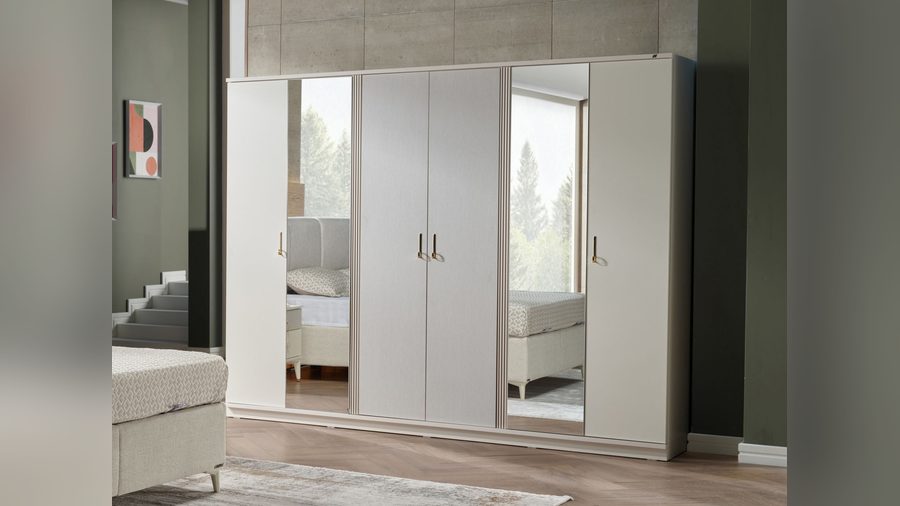 Alya 6-türiger Kleiderschrank
