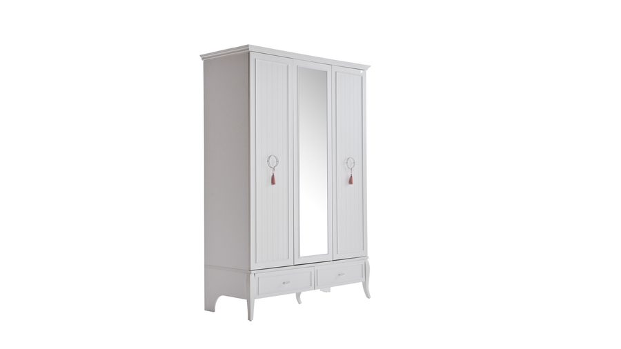 Beverly 3-türiger Kleiderschrank