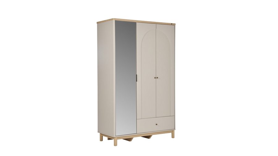 Borneo 3-türiger Kleiderschrank