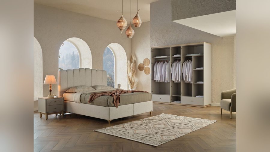Borneo 5-türiger Kleiderschrank