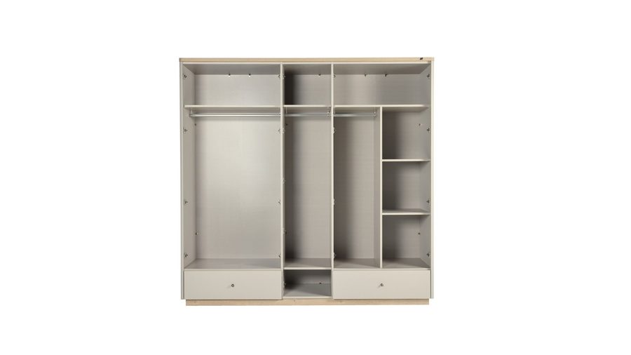 Borneo 5-türiger Kleiderschrank