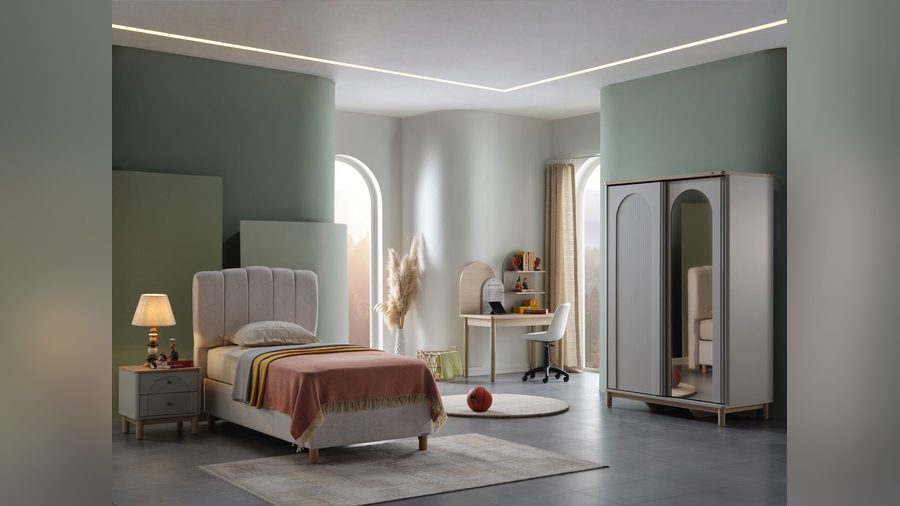 Borneo Jugendzimmer Schwebetürenschrank