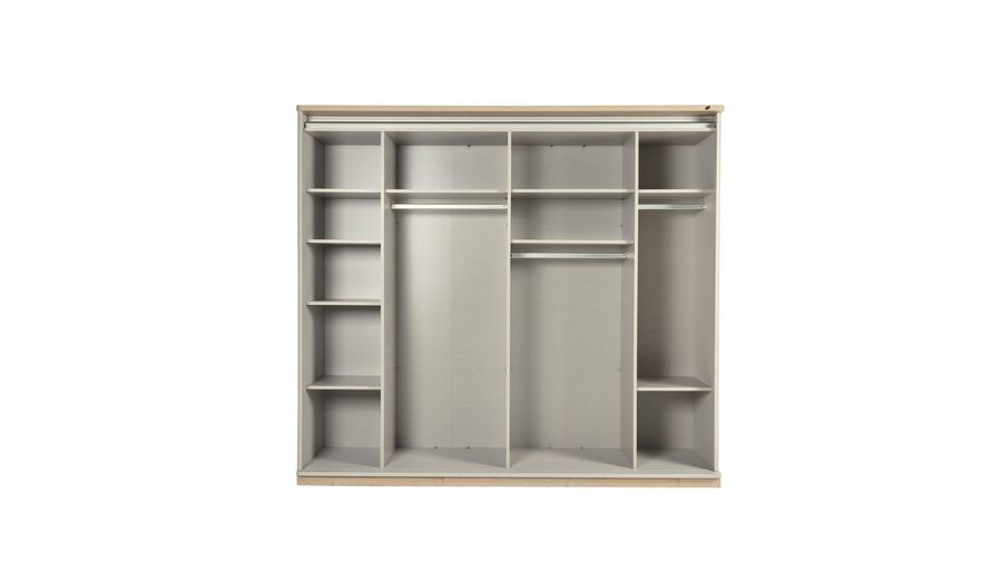 Borneo mit Schwebetüren -türiger Kleiderschrank