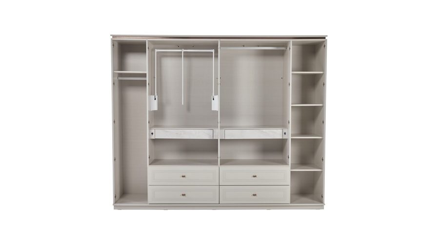 Briella 6-türiger Kleiderschrank