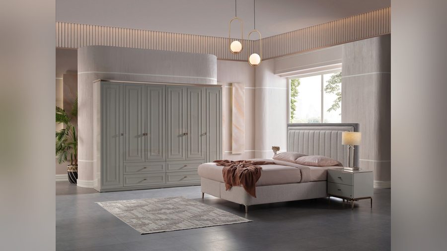 Briella 6-türiger Kleiderschrank