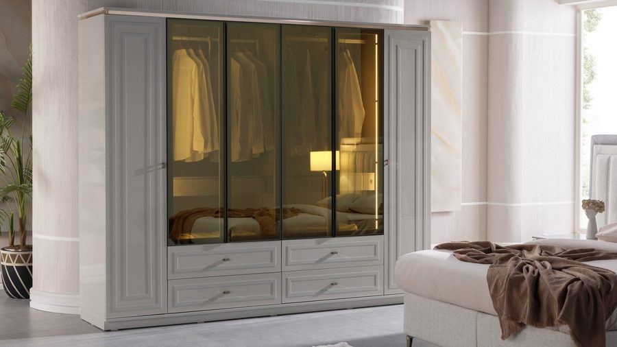 Briella Cam 6 -türig Schrank