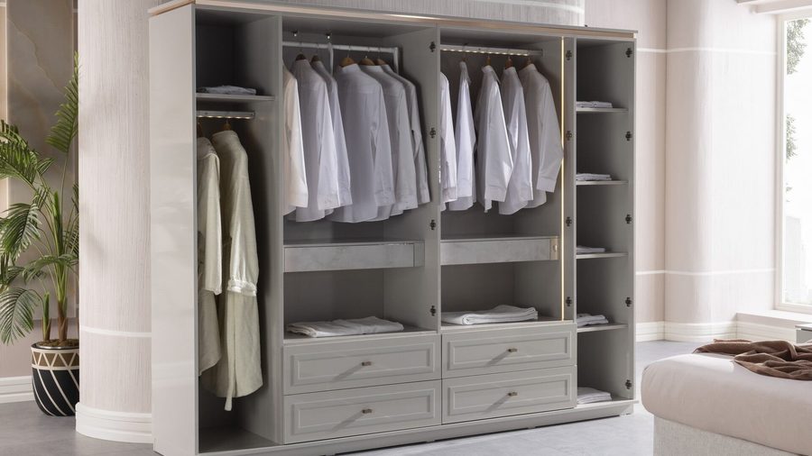 Briella Cam 6 -türig Schrank