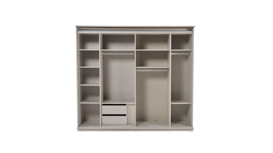 Briella mit Schwebetüren -türiger Kleiderschrank