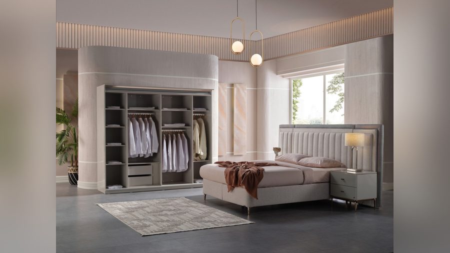 Briella mit Schwebetüren -türiger Kleiderschrank
