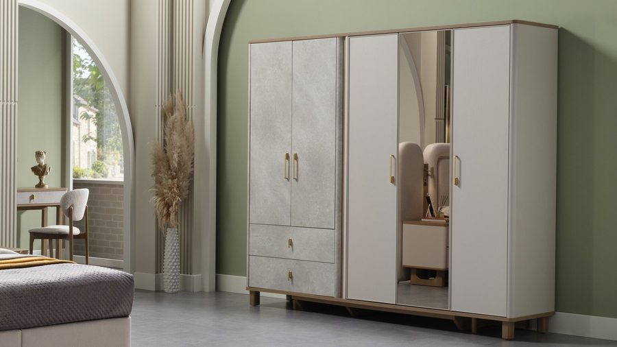 Destina 5-türiger Kleiderschrank