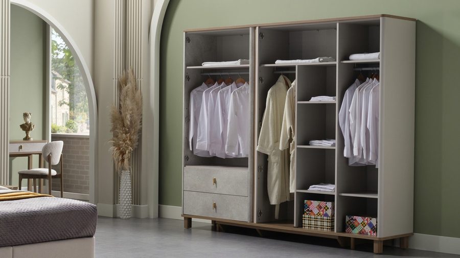 Destina 5-türiger Kleiderschrank