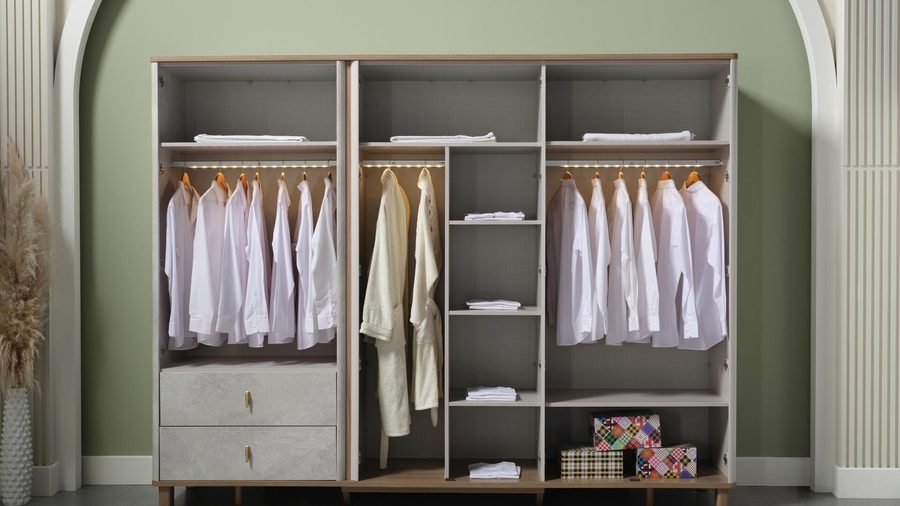 Destina 6-türiger Kleiderschrank