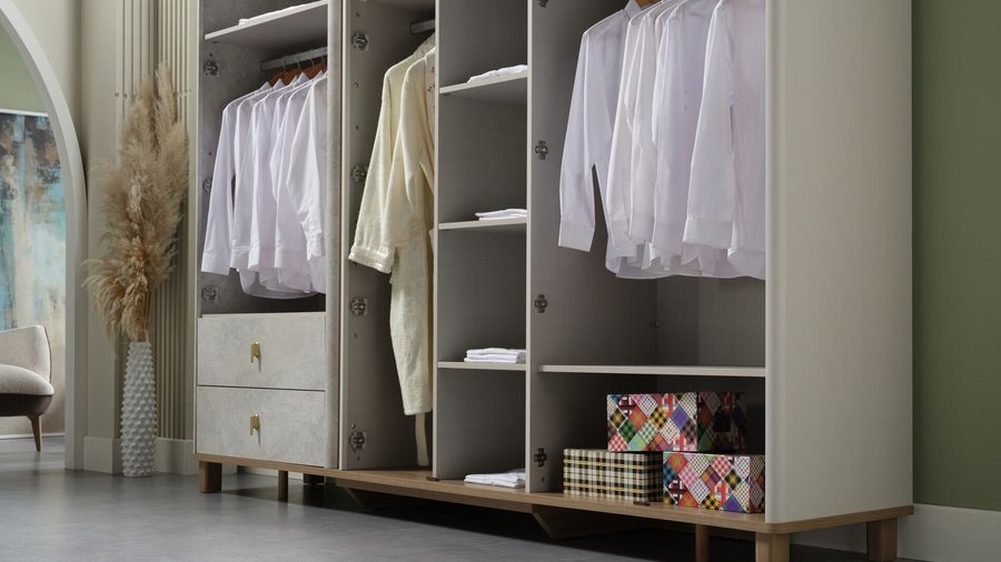 Destina 6-türiger Kleiderschrank