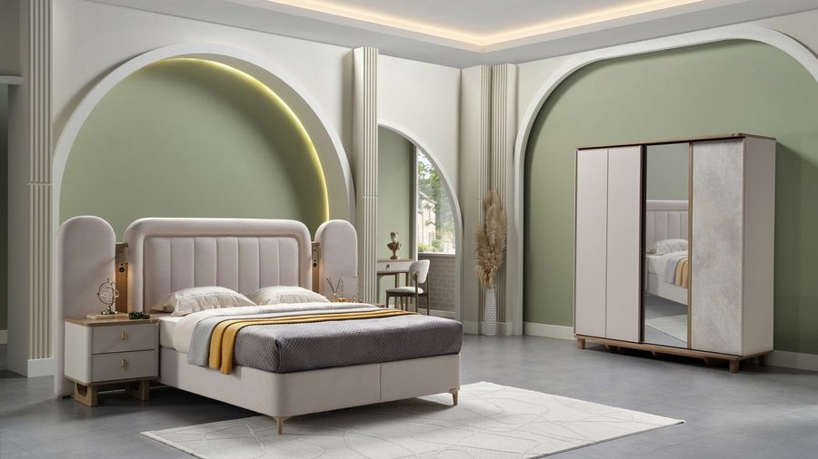 Destina Mini mit Schwebetüren -türiger Kleiderschrank