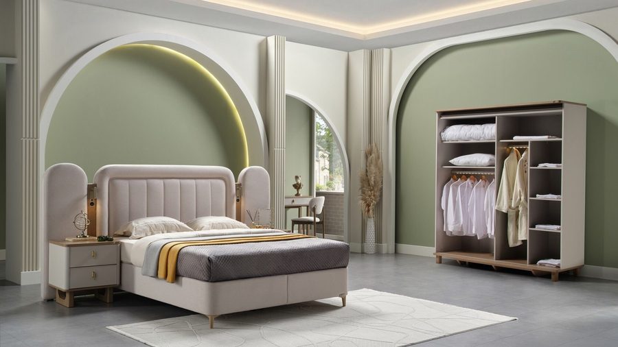 Destina Mini mit Schwebetüren -türiger Kleiderschrank