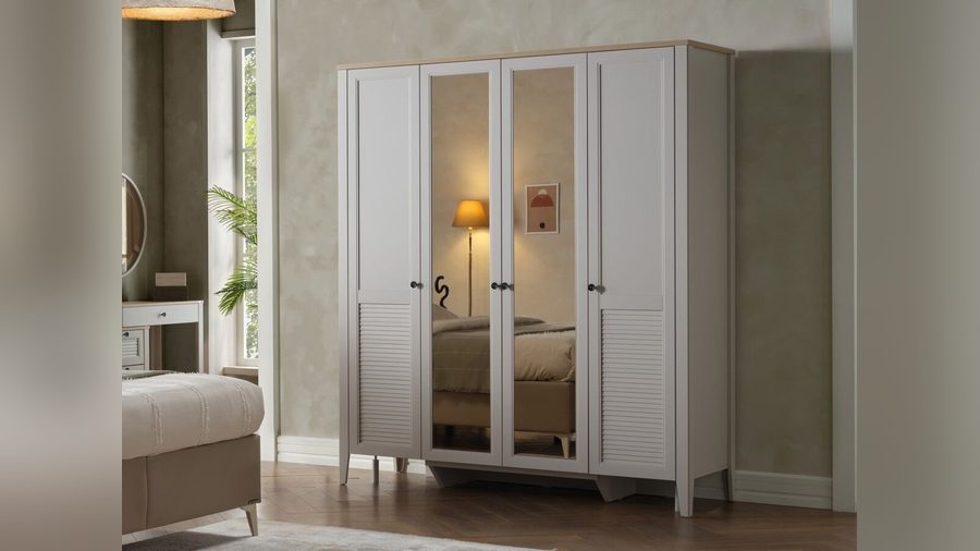Fiona 4-türiger Kleiderschrank