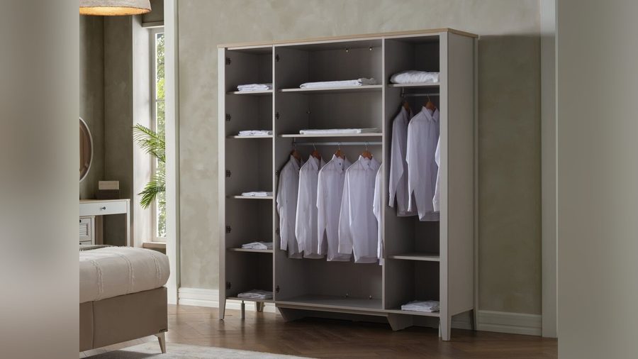 Fiona 4-türiger Kleiderschrank
