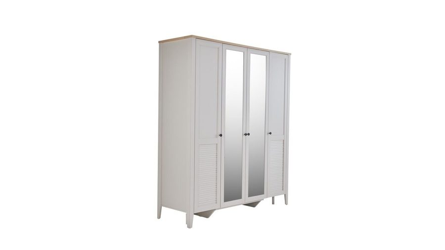 Fiona 4-türiger Kleiderschrank