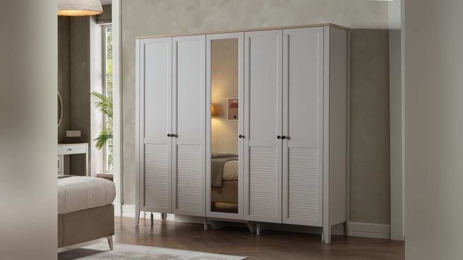 Fiona 5-türiger Kleiderschrank