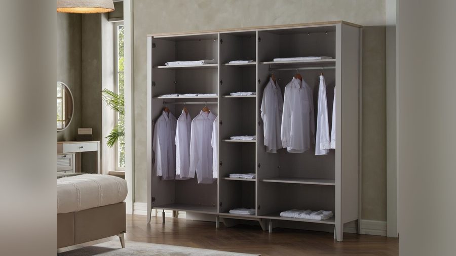 Fiona 5-türiger Kleiderschrank