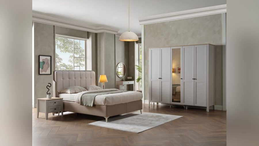 Fiona 5-türiger Kleiderschrank