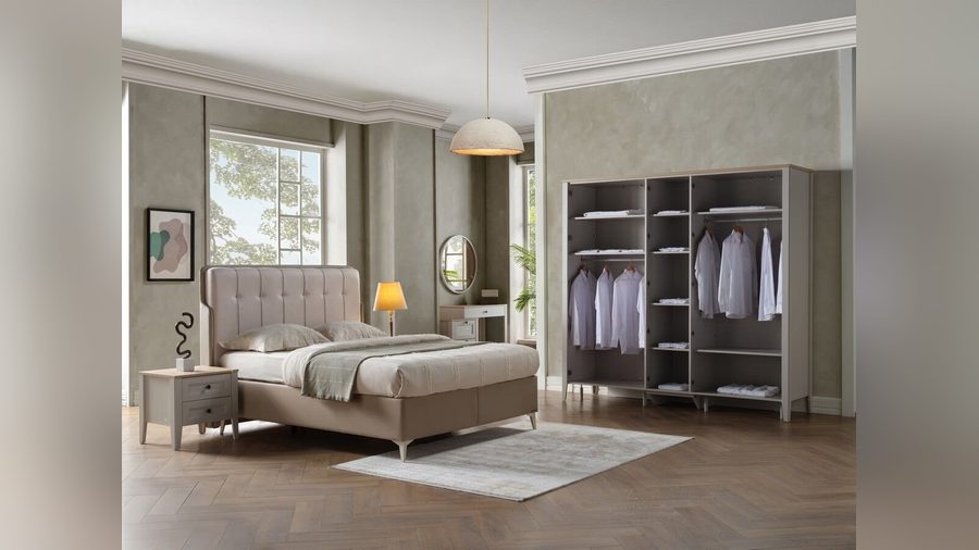Fiona 5-türiger Kleiderschrank