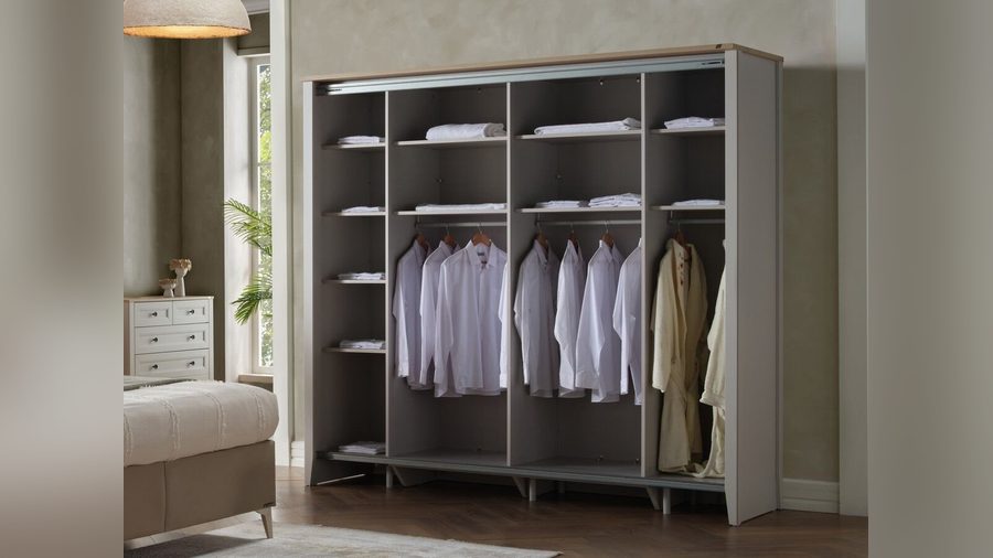 Fiona mit Schwebetüren -türiger Kleiderschrank
