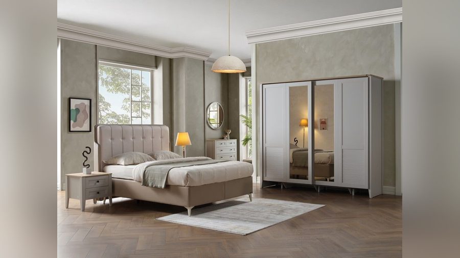 Fiona mit Schwebetüren -türiger Kleiderschrank