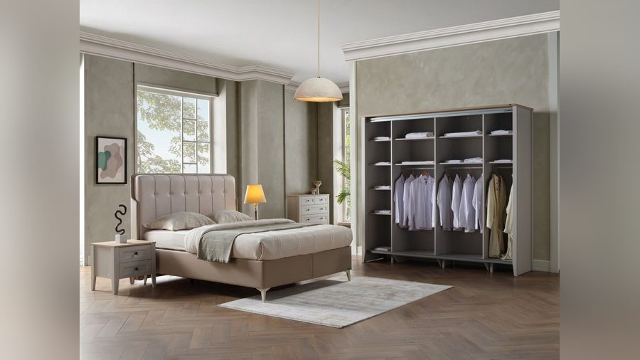 Fiona mit Schwebetüren -türiger Kleiderschrank