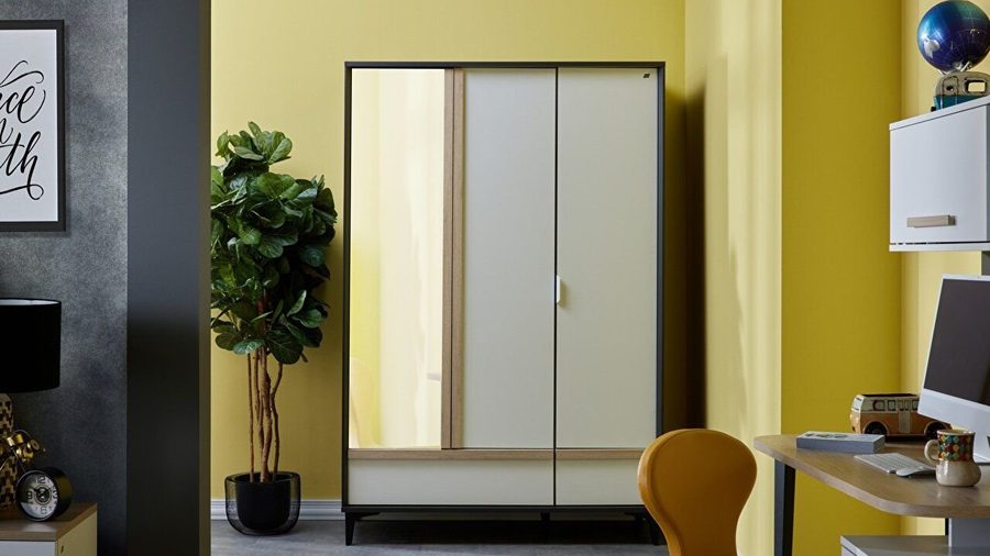 Fly 3-türiger Kleiderschrank