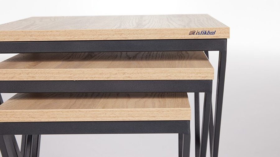 Indigo 3-Sitzer Satztische
