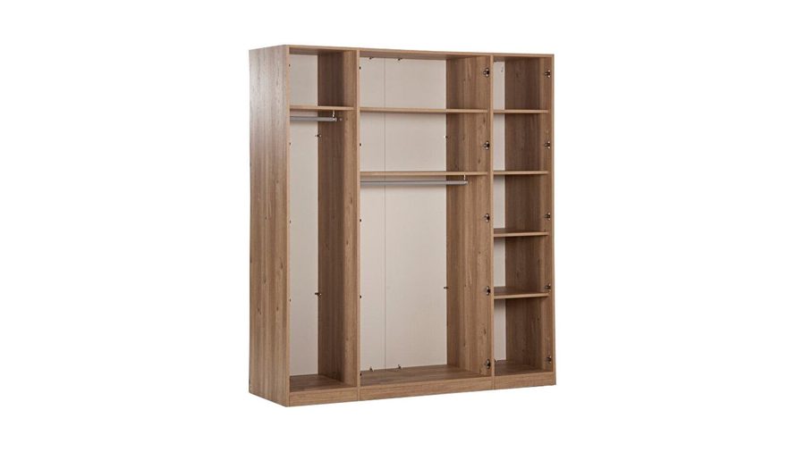 Lauren 4-türiger Kleiderschrank