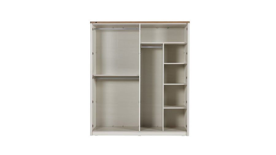 Lavita 4-türiger Kleiderschrank