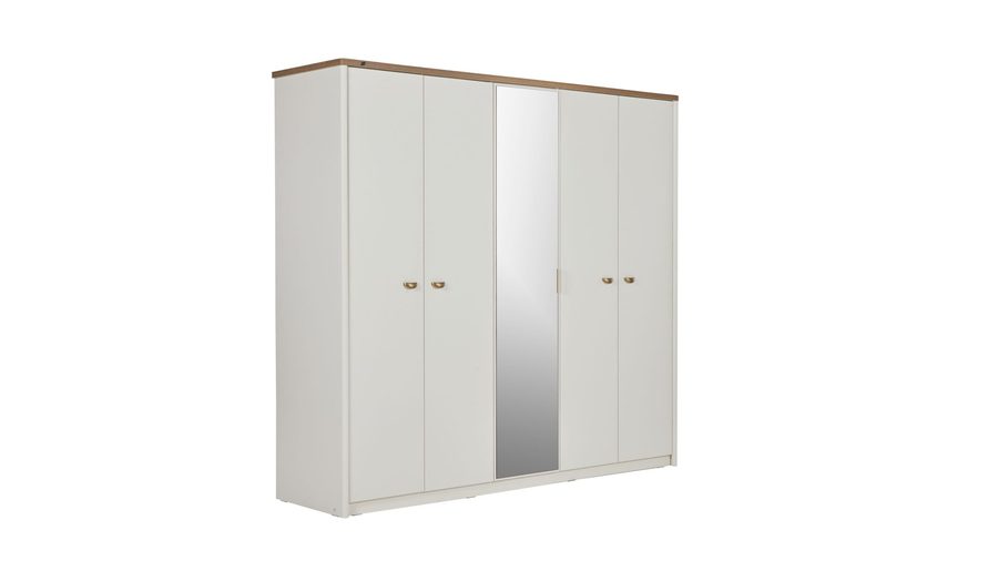 Lavita 5-türiger Kleiderschrank