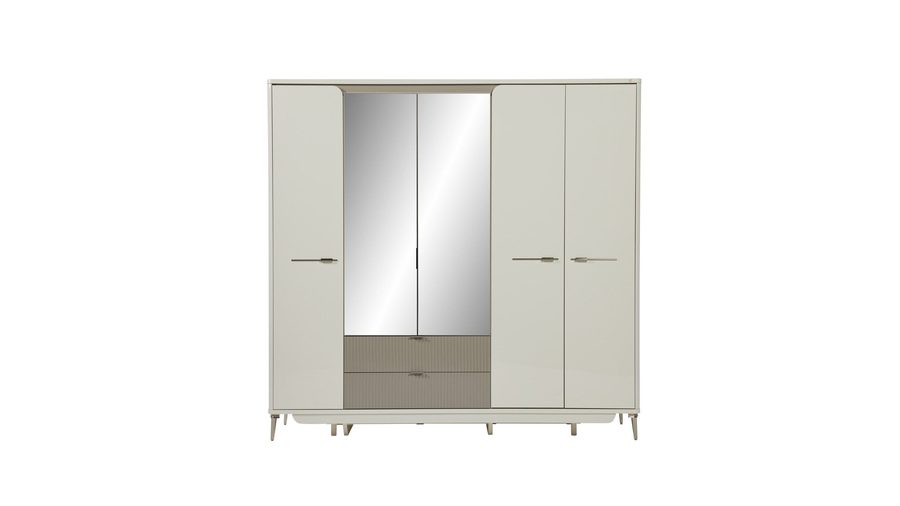 Lavita 5-türiger Kleiderschrank