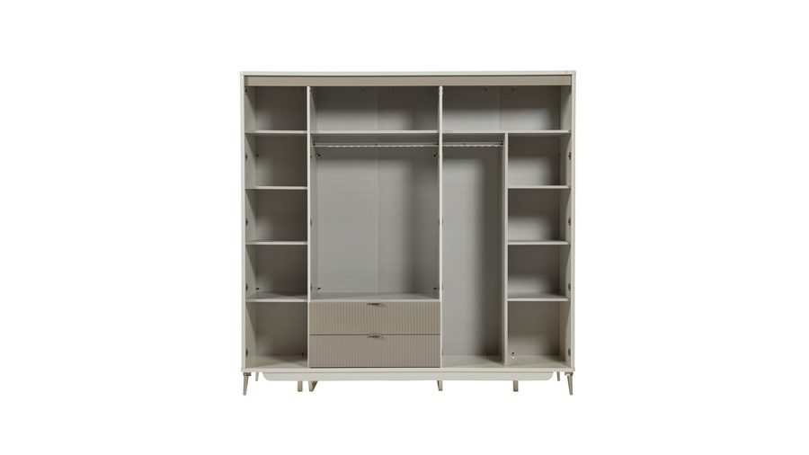 Lavita 5-türiger Kleiderschrank