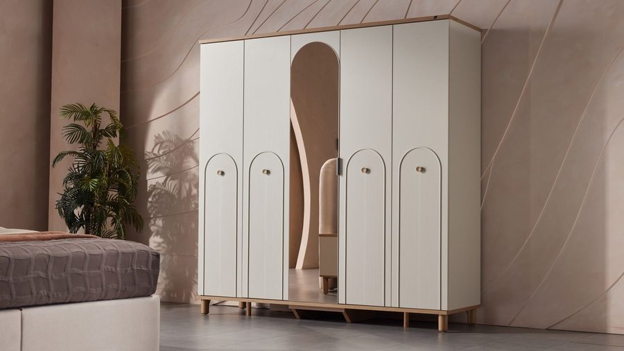 Legato 5-türiger Kleiderschrank