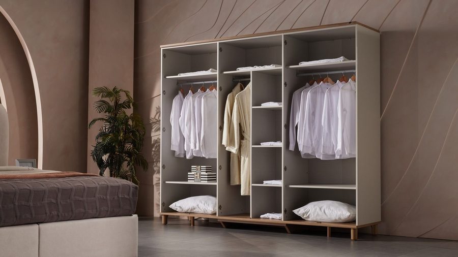 Legato 6-türiger Kleiderschrank
