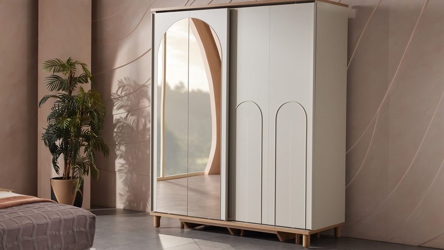 Legato Mini mit Schwebetüren -türiger Kleiderschrank