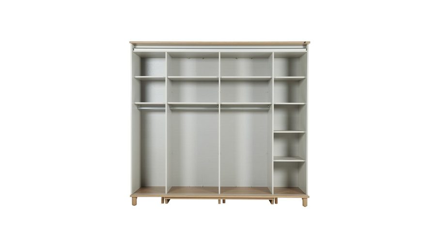 Legato mit Schwebetüren -türiger Kleiderschrank