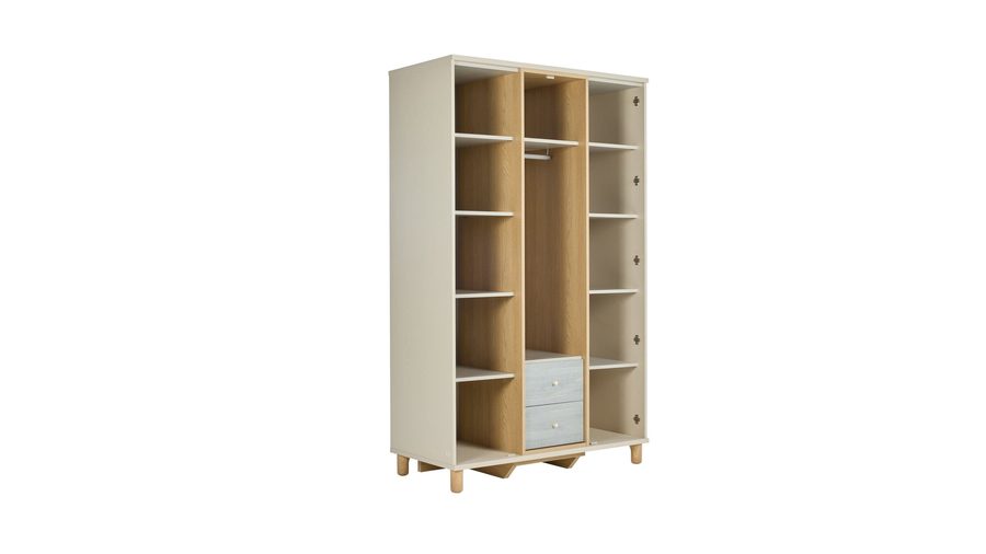 Linus 3-türiger Kleiderschrank