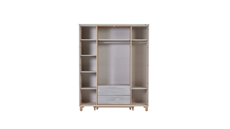 Linus 4-türiger Kleiderschrank