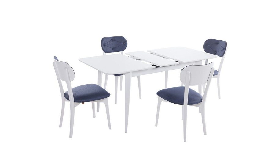 Matilda Küchentisch-Set Weiß