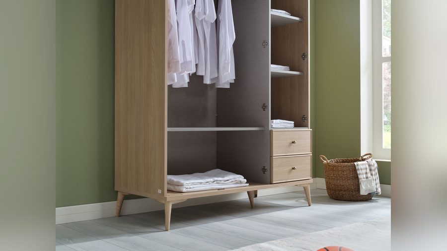 Mitra 3-türiger Kleiderschrank