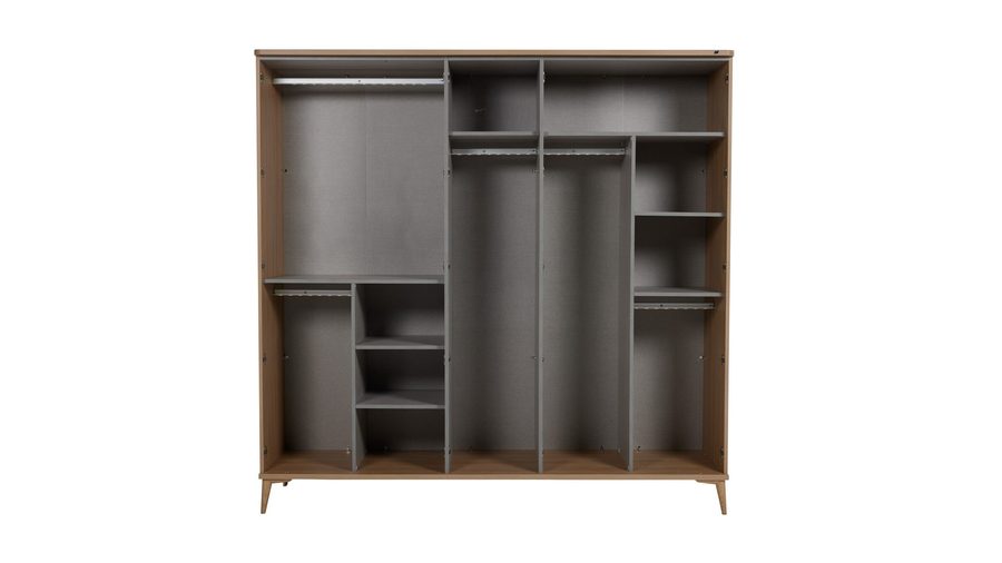 Mitra 5-türiger Kleiderschrank