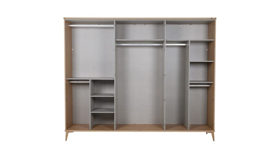 Mitra 6-türiger Kleiderschrank (Variante)
