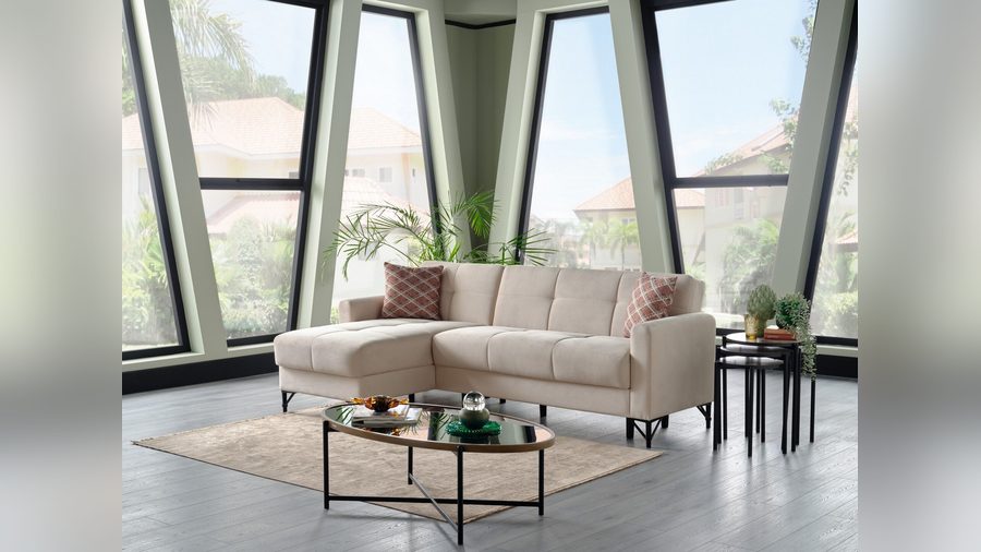 Monreo 2-Sitzer rechts mit Liegefunktion Ecksofa