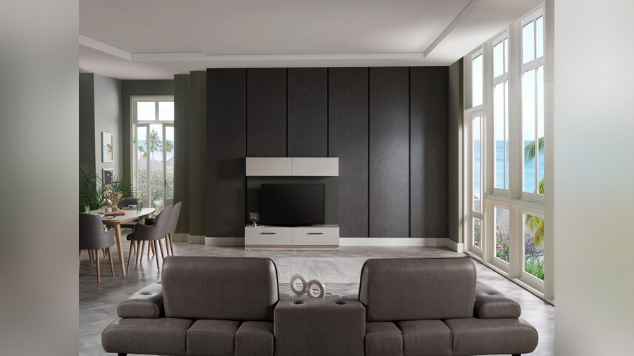 Nova Wohnwand Wohnwand Ober Schrank